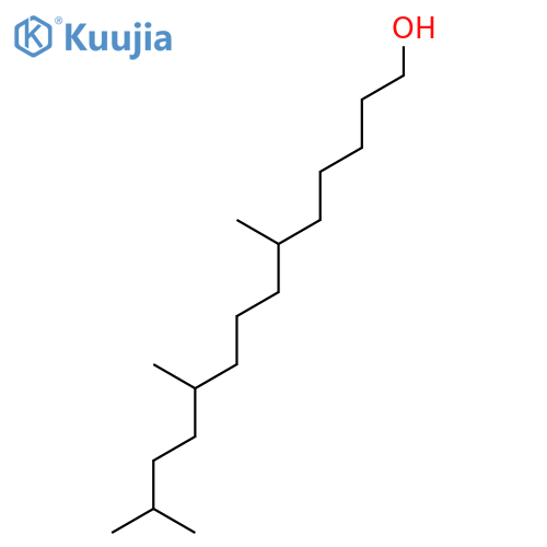 6,10,13-trimethyltetradecan-1-ol structure