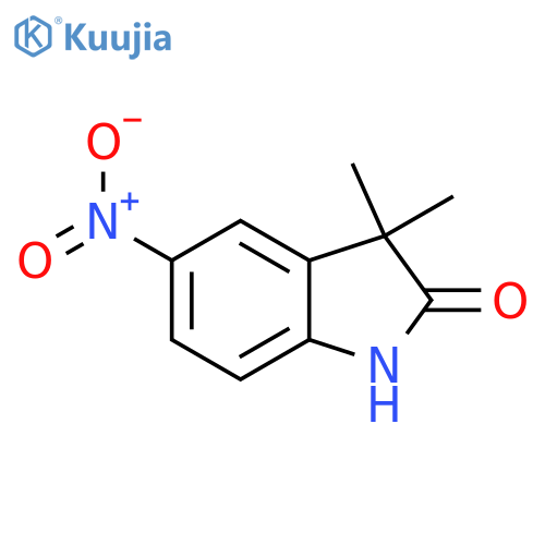 3,3-dimethyl-5-nitro-indolin-2-one structure