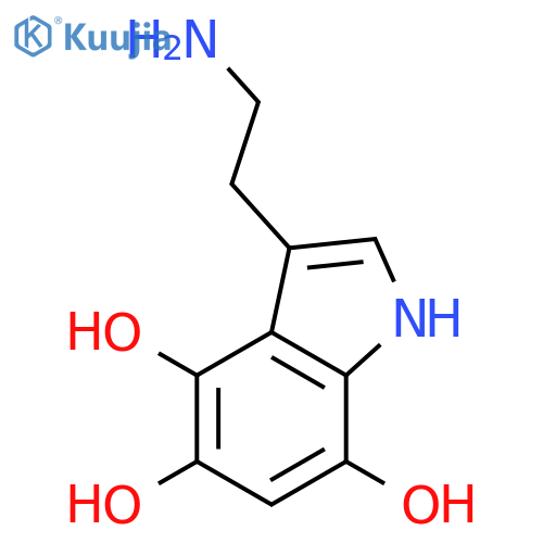 1H-Indole-4,5,7-triol,3-(2-aminoethyl)- structure