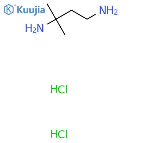 3-Methylbutane-1,3-diamine dihydrochloride structure