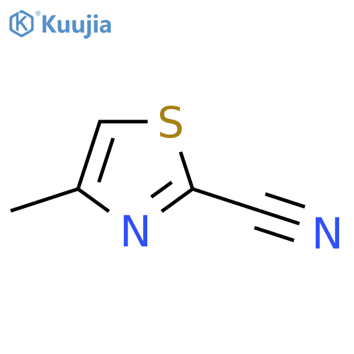 4-methyl-1,3-thiazole-2-carbonitrile structure