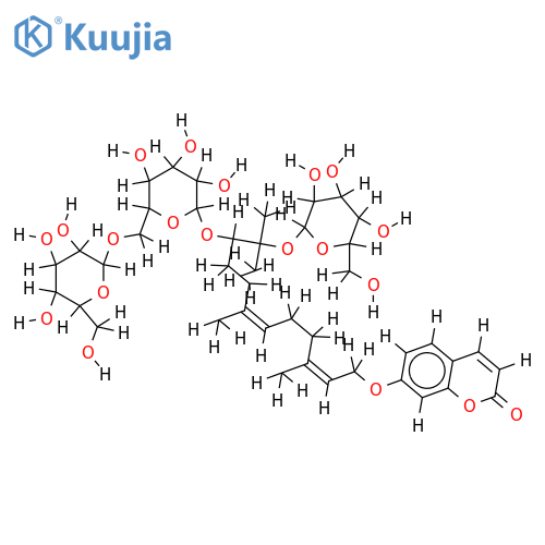 10'-O-[beta-glucopyranosyl-(1->6)-beta-glucopyranosyl]11'-O-beta-glucopyranosyl karatavicinol structure