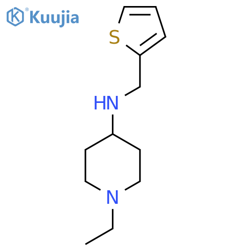 1-Ethyl-N-(thien-2-ylmethyl)piperidin-4-amine structure