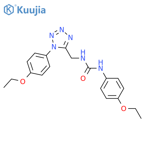 1-(4-ethoxyphenyl)-3-{[1-(4-ethoxyphenyl)-1H-1,2,3,4-tetrazol-5-yl]methyl}urea structure