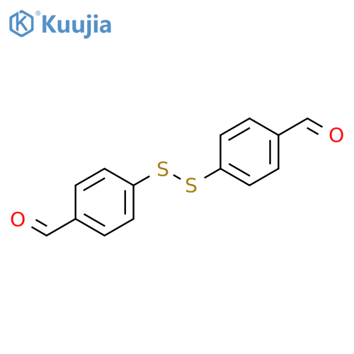 Benzaldehyde, 4,4'-dithiobis- structure