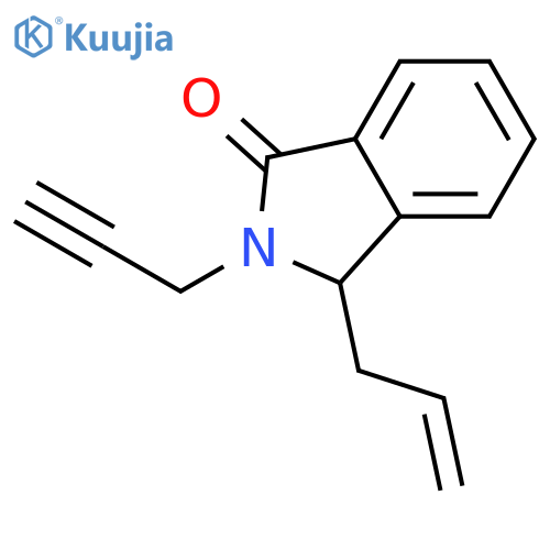 2,3-dihydro-3-(2-propen-1-yl)-2-(2-propyn-1-yl)-1H-Isoindol-1-one structure