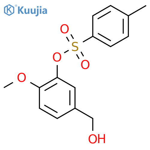 4-Methoxy-3-tosyloxybenzyl alcohol structure