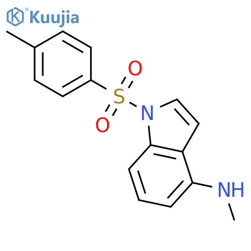 1H-Indol-4-amine, N-methyl-1-[(4-methylphenyl)sulfonyl]- structure