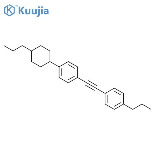 1-[(4-Propylphenyl)ethynyl]-4-(trans-4-propylcyclohexyl)-benzene structure