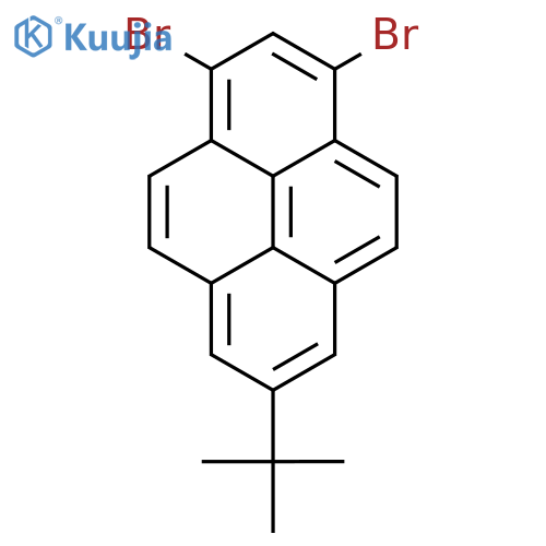 1,3-Dibromo-7-tert-butylpyrene structure