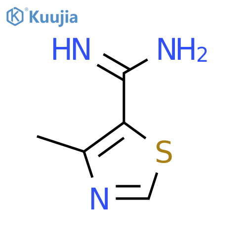 4-methyl-1,3-thiazole-5-carboximidamide structure