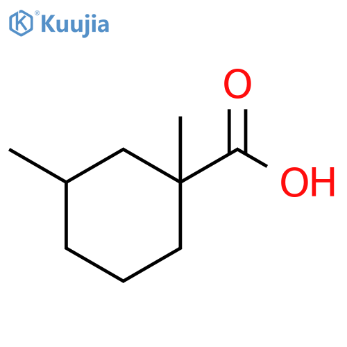 1,3-dimethylcyclohexane-1-carboxylic acid structure