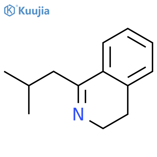 1-(2-methylpropyl)-3,4-dihydroisoquinoline structure