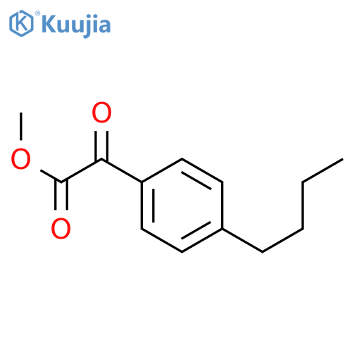 Methyl 4-n-butylbenzoylformate structure