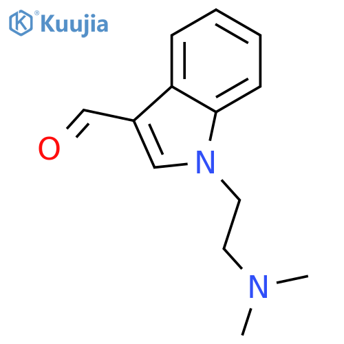 1-2-(Dimethylamino)ethylindole-3-carbaldehyde structure