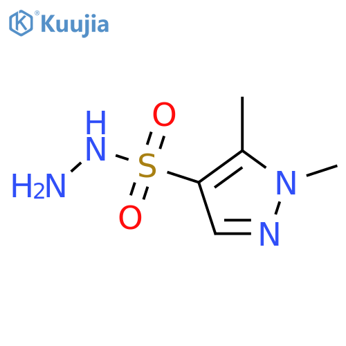1,5-Dimethyl-1H-pyrazole-4-sulfonohydrazide structure