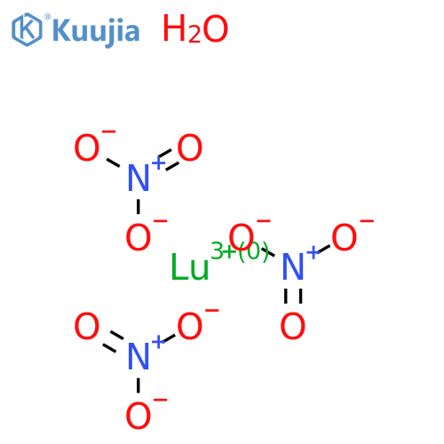 Lutetium Trinitrate Hydrate structure