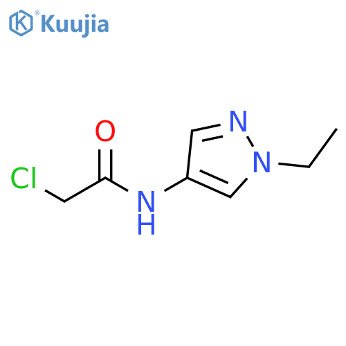 2-chloro-N-(1-ethyl-1H-pyrazol-4-yl)acetamide structure