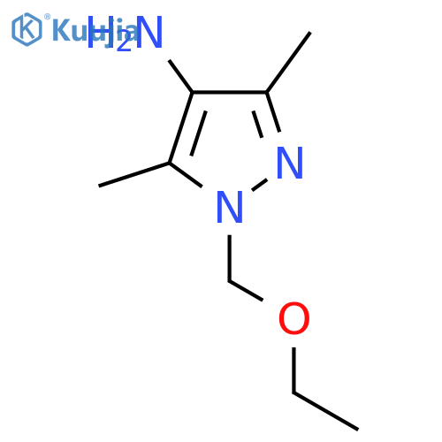 1-(ethoxymethyl)-3,5-dimethyl-1H-pyrazol-4-amine structure