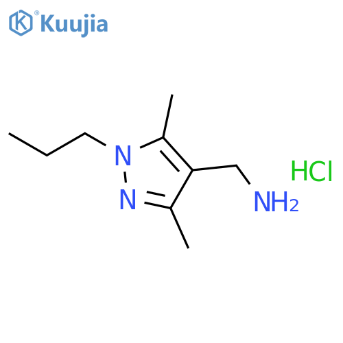 (3,5-Dimethyl-1-propyl-1H-pyrazol-4-yl)methyl-amine Hydrochloride structure