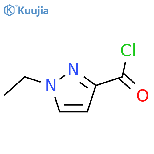 1-Ethyl-1H-pyrazole-3-carbonyl chloride structure