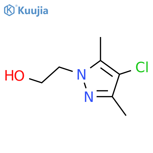 2-(4-chloro-3,5-dimethyl-1H-pyrazol-1-yl)ethan-1-ol structure