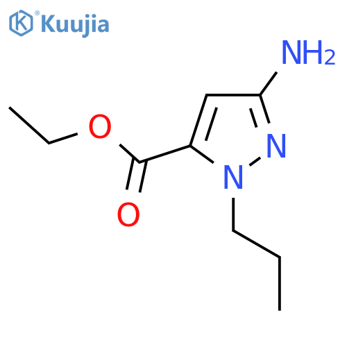 Ethyl 3-amino-1-propyl-1H-pyrazole-5-carboxylate structure