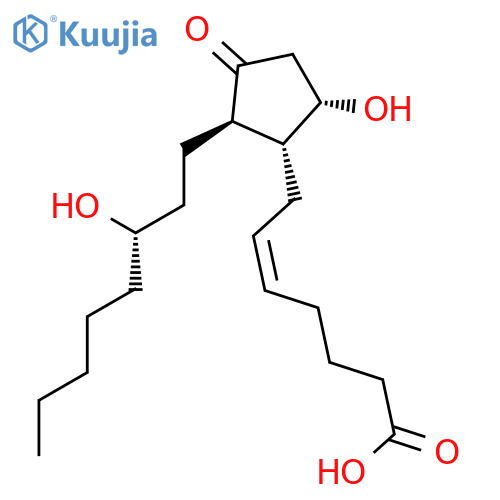 Prost-5-en-1-oic acid, 9,15-dihydroxy-11-oxo-, (5Z,9a,15S)- structure