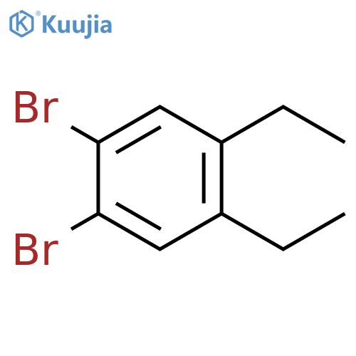 Benzene, 1,2-dibromo-4,5-diethyl- structure