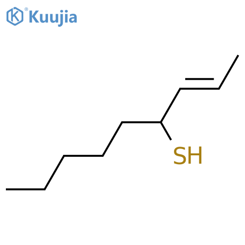 2-Nonene-4-thiol; (2E,4ξ)-form structure