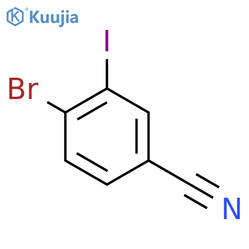 4-Bromo-3-iodobenzonitrile structure