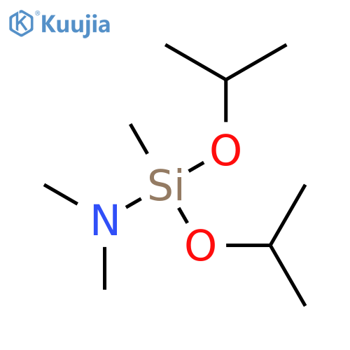 Silanamine, N,N,1-trimethyl-1,1-bis(1-methylethoxy)- structure