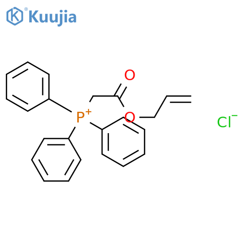 (2-Allyloxy-2-oxoethyl)-triphenylphosphonium chloride structure