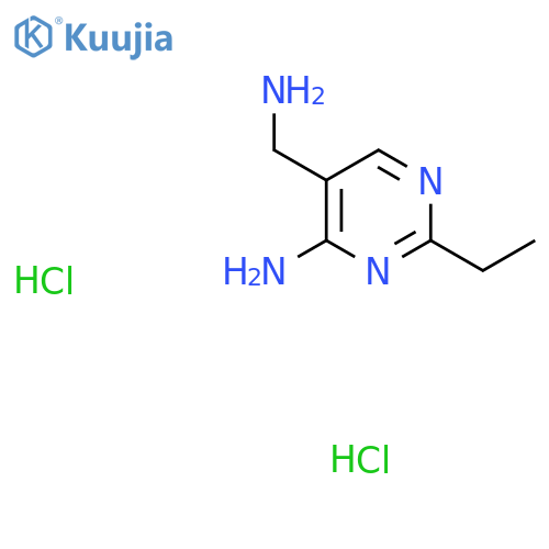 4-Amino-5-(aminomethyl)-2-ethylpyrimidine Dihydrochloride structure