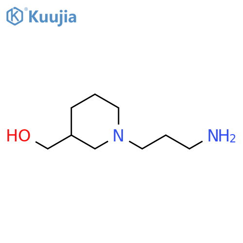 1-(3-Aminopropyl)piperidin-3-ylmethanol structure