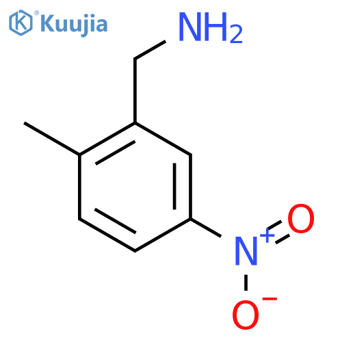 (2-Methyl-5-nitrophenyl)methanamine structure