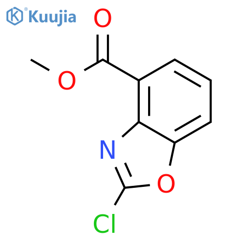 Methyl 2-chlorobenzodoxazole-4-carboxylate structure