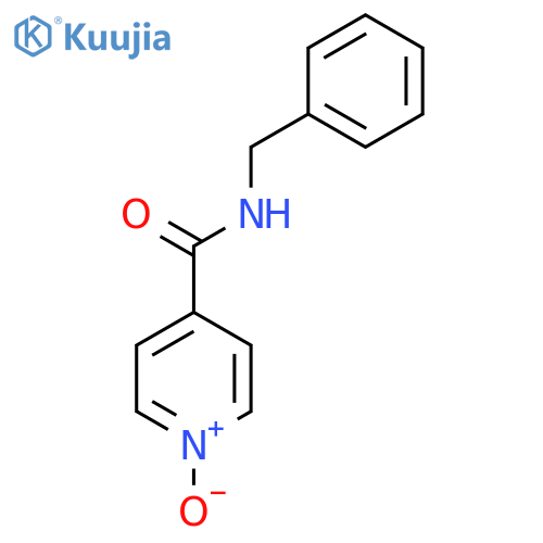 4-(benzylcarbamoyl)pyridin-1-ium-1-olate structure