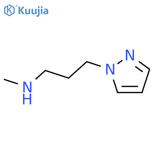 N-Methyl-3-(1H-pyrazol-1-yl)propan-1-amine structure