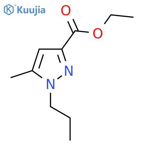Ethyl 5-methyl-1-propyl-1H-pyrazole-3-carboxylate structure
