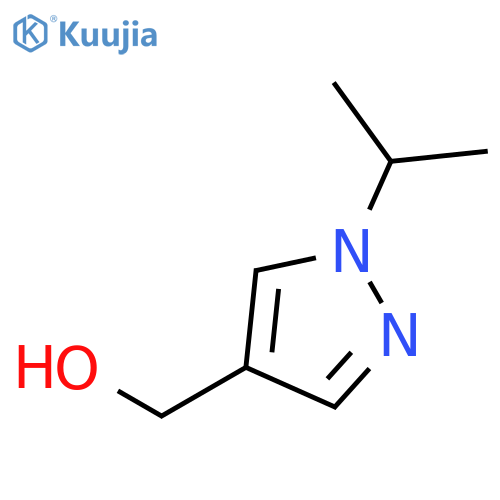 [1-(propan-2-yl)-1H-pyrazol-4-yl]methanol structure