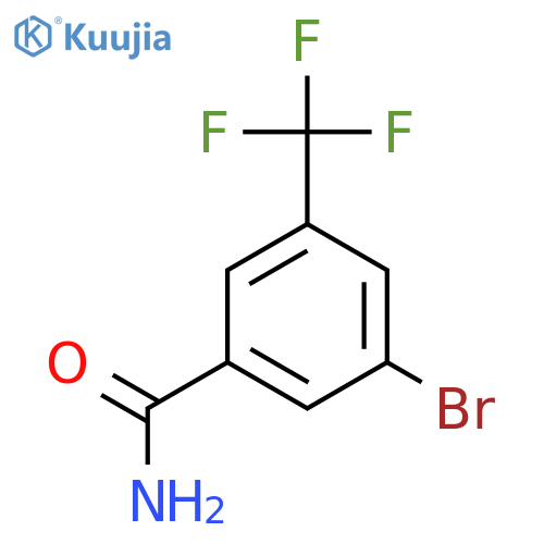 3-Bromo-5-(trifluoromethyl)benzamide structure