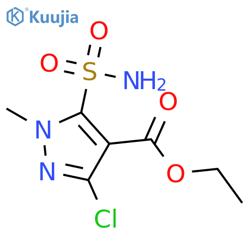 1-Methyl-3-chloro-4-ethylformate-5-pyrazolesulfonamide structure