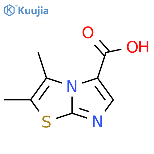 2,3-dimethylimidazo2,1-b1,3thiazole-5-carboxylic acid structure