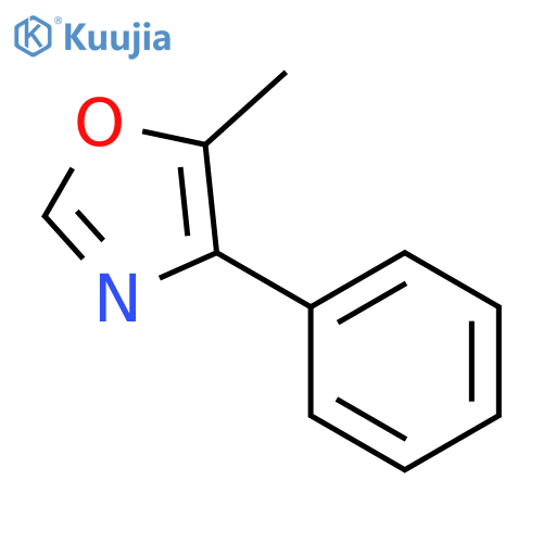 5-methyl-4-phenyl-1,3-oxazole structure