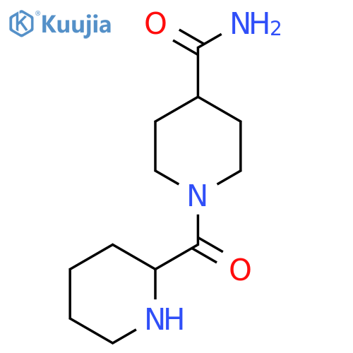 1-(Piperidine-2-carbonyl)piperidine-4-carboxamide structure