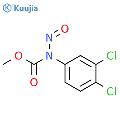 Carbamic acid,(3,4-dichlorophenyl)nitroso-, methyl ester (9CI) structure