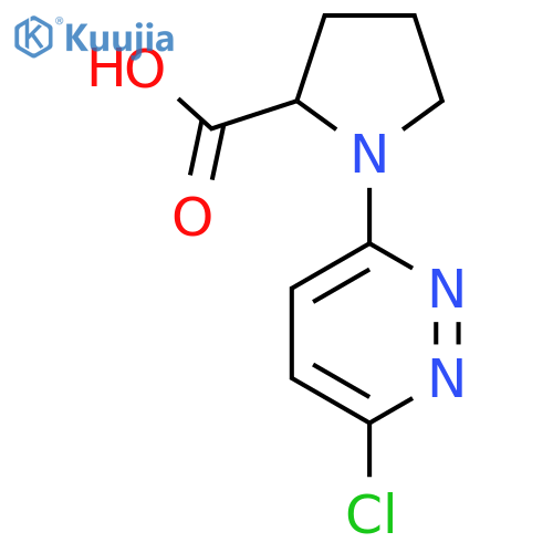 1-(6-Chloropyridazin-3-yl)proline structure
