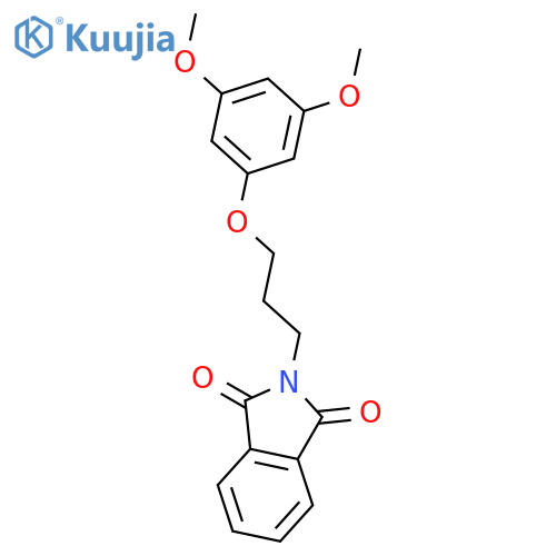 2-3-(3,5-Dimethoxyphenoxy)propylisoindole-1,3-dione structure