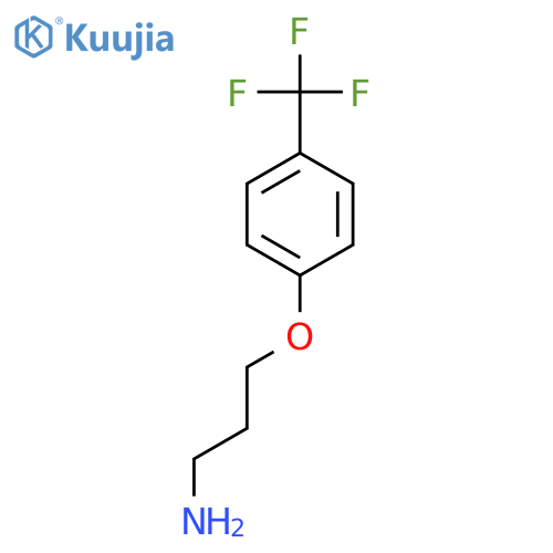 3-[4-(Trifluoromethyl)phenoxy]propan-1-amine structure